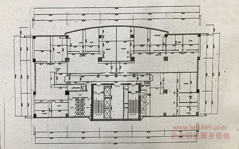 文蔚大廈 寫(xiě)字樓 戶型圖片