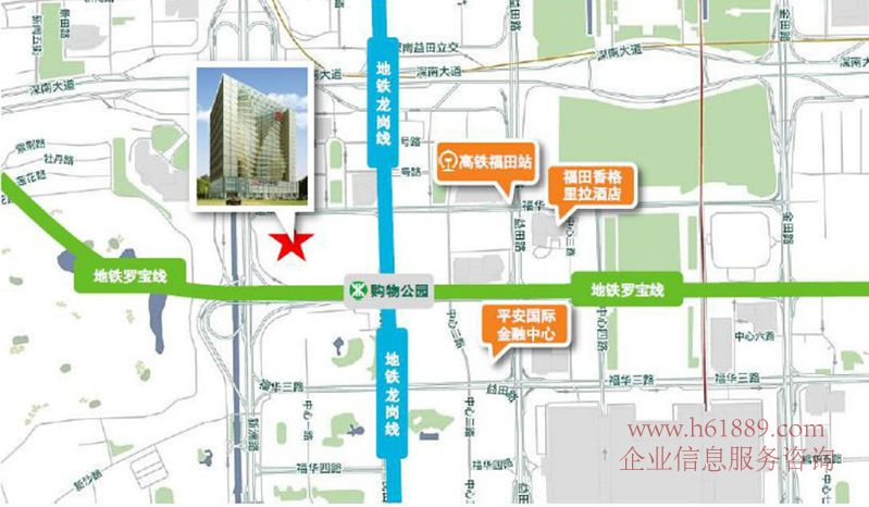 華安保險(xiǎn)總部大廈 寫字樓 交通圖片