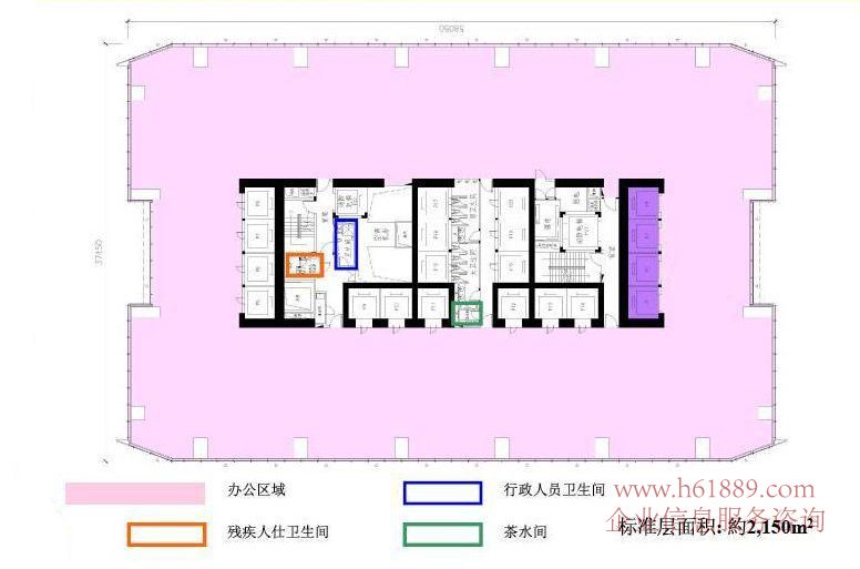 世紀(jì)匯廣場(chǎng)(交通銀行大廈)寫(xiě)字樓 戶型圖片