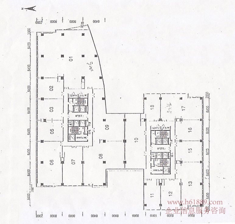 蒼松大廈 寫字樓 戶型圖片