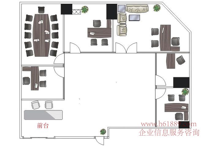 現(xiàn)代國際大廈(現(xiàn)代國際商務大廈)寫字樓 出租 戶型圖片