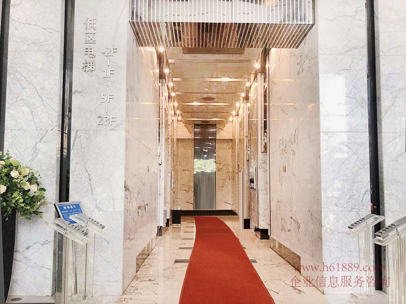 會(huì)展中心地鐵口 24小時(shí)空調(diào) 現(xiàn)代國際大廈(現(xiàn)代國際商務(wù)大廈)寫字樓 電梯廳圖片
