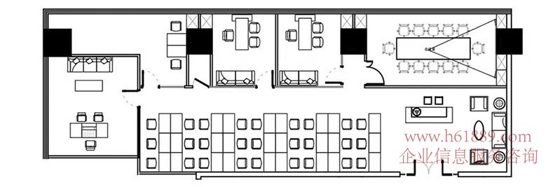 NEO企業(yè)大道(綠景紀元大廈)B座 車公廟地鐵站J1出口 電梯口 全新裝修 戶型圖片