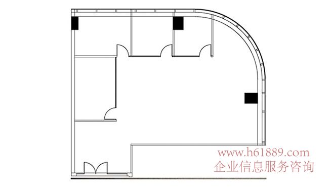 卓越城二期B座 南區(qū) 雙子中心 上梅林雙地鐵口 全新裝修 圖片實勘 出租 戶型圖片
