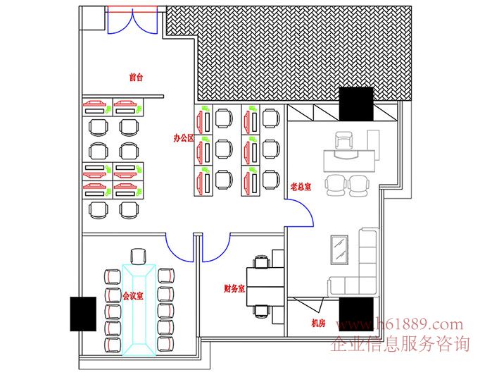 金中環(huán)商務大廈(金中環(huán)國際商務大廈)雙地鐵 會展中心地鐵蓋 甲級寫字樓 出租 戶型圖片