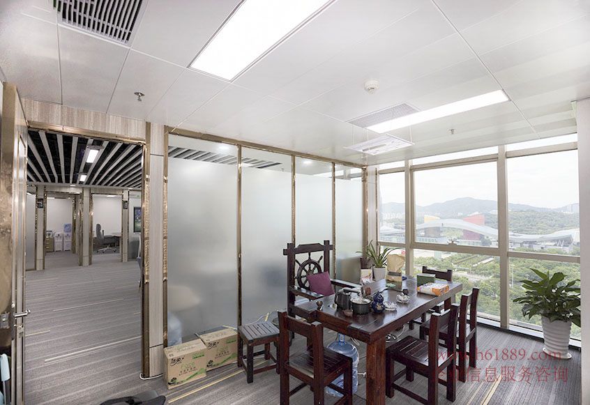 大中華國際交易廣場(大中華交易廣場)東北向 市民中心景觀 蓮花山景觀 會展中心地鐵站A2出口 出租 裝修圖片