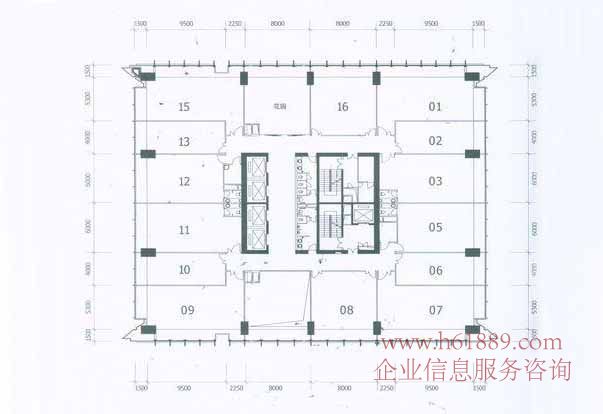 星河世紀大廈戶型圖片
